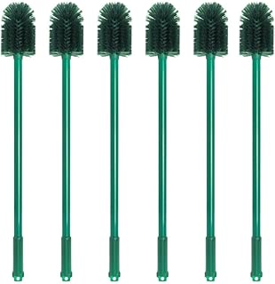 SPARTA Industrial Tank Brush Pipe Brush, Drain Brush with Handle for Commercial Kitchens, Polyester, 30 Inches, Green, (Pack of 6)