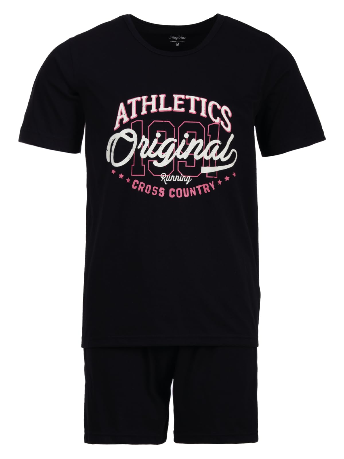Henry Terre Men's Pyjama Shorty Athletics Original Pyjama Set M-5XL Cotton