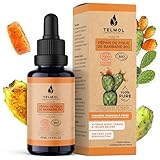 TELMOL Huile de Pépins de Figue de Barbarie Bio (15ml) — Flacon en verre violet biophot...