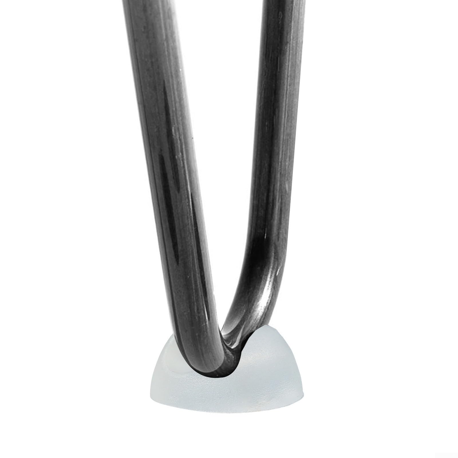 Nonslip Floor Guardians Set of 8 Protective Foot Covers for Your Stylish Table Legs (Black)