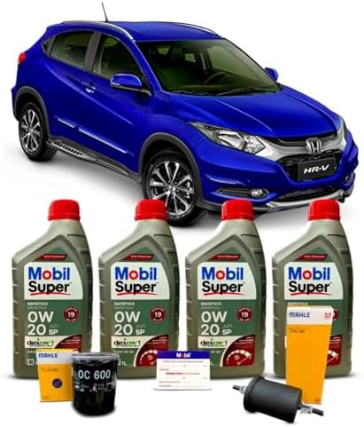Kit Troca de Oleo 0w20 e Filtros Honda HRV 1.5 1.8 2015 até 2023