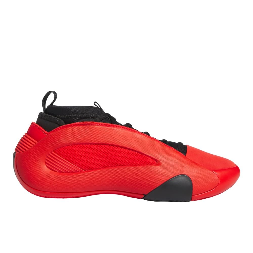 Adidas Unisex-Adult Harden Volume 8, Red/Black/Silver Metallic, 7