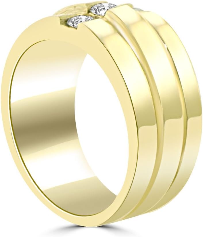 0.30 ct Ladies Round Cut Diamond Anniversary Ring in 18 kt Yellow Gold