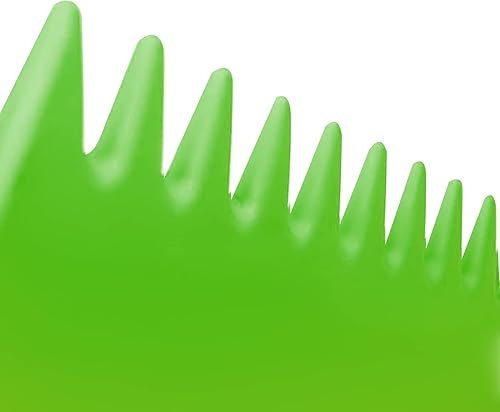 Miniatura 4 de kingsea Rastrillos de mano para hojas de jardín, garras de césped con asas ajustables, agarradores de hojas de plástico para recoger hojas, recortes