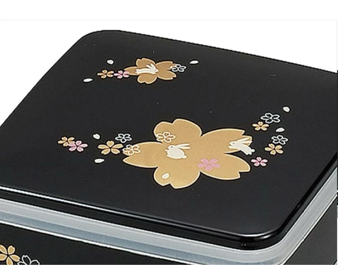 Amazon.co.jp: 宮本産業 重箱 花うさぎ お弁当箱 三段重 うさぎ