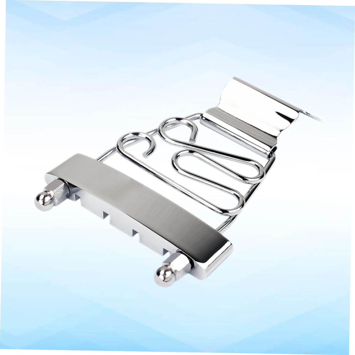 TOYANDONA 3pezzi Ponte Regolabile Per Chitarra Archtop Corde Accessorio Argento Per Sostituzione Facile e Veloce Compatibile Con Chitarre Jazz e Bassi Archtop Per Musicisti e Appassionati Di