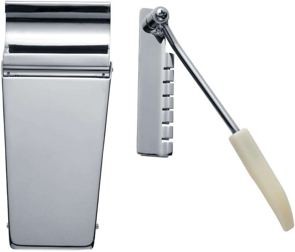 Long Version Electric Guitar Vibrola Tremolo Bridge Tailpiece Vibrato Tailpiece for LP/SG/ES Guitar Chrome