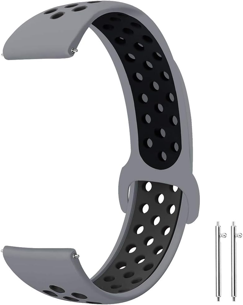 Strap for Amazfit GTS, 20mm Replacement Silicone Watch Band Quick Release Strap for Amazfit GTS/GTS 2/GTS 2 Mini/GTS 2e/GTS 3/Amazfit Bip/Bip Lite/Bip S/Bip U/Bip U Pro/Bip S Lite/Amazfit GTR 42mm