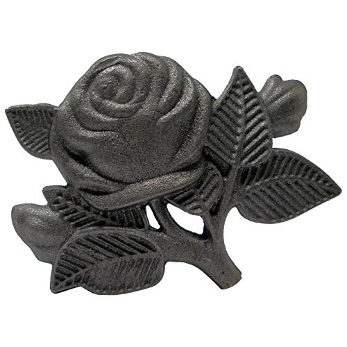Vintage Zaun- Gartendeko Rose Gußeisen Blume Garten Shabby Chic Look...