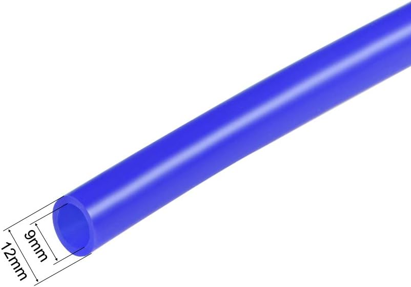 sourcing map Silicone Tubing 3/8"(9mm) ID x 1/2"(12mm) OD 3.3ft Silicone Rubber Tube Air Hose Water Pipe for Pump Transfer Blue - Image 3