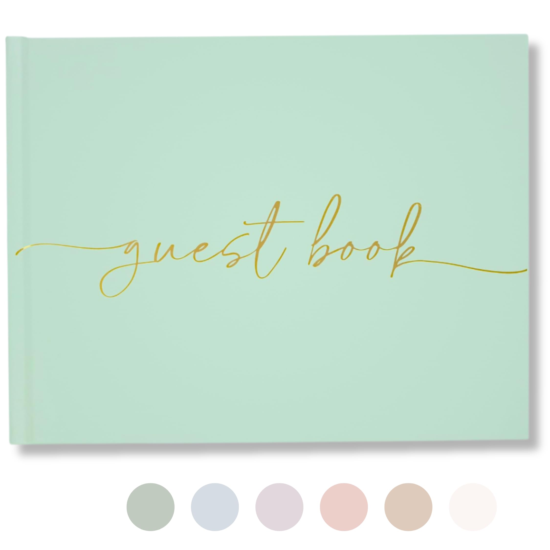 Lamare Wedding Guest Book – Polaroid Guest Book for Wedding Reception, Baby Shower, Birthday, Bridal Shower and Special Event Guestbook – A Stylish Sign in Book for Party - Lined Page