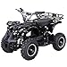 Produktbild Actionbikes Motors Kinder Quad Elektro ATV Torino |  Volt  Watt Motor bis  km/h - Kinderquad - Pocket Quad - Safety Touch Fußschalter - Miniquad - Für Kinder ab 8 Jahren (Schwarz)