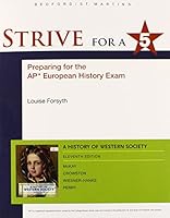 Strive for a 5 for A History of Western Society 1457652684 Book Cover