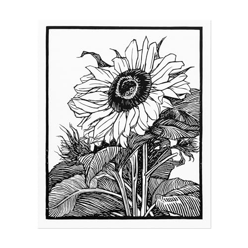 Affiche Tournesol Julie de Graag Pathos Studio impression giclée d'art nostalgie