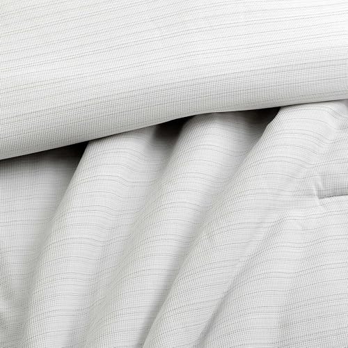 Parure de lit texturée Kenneth Cole en tissu lisse gris de qualité supérieure lit double - 7