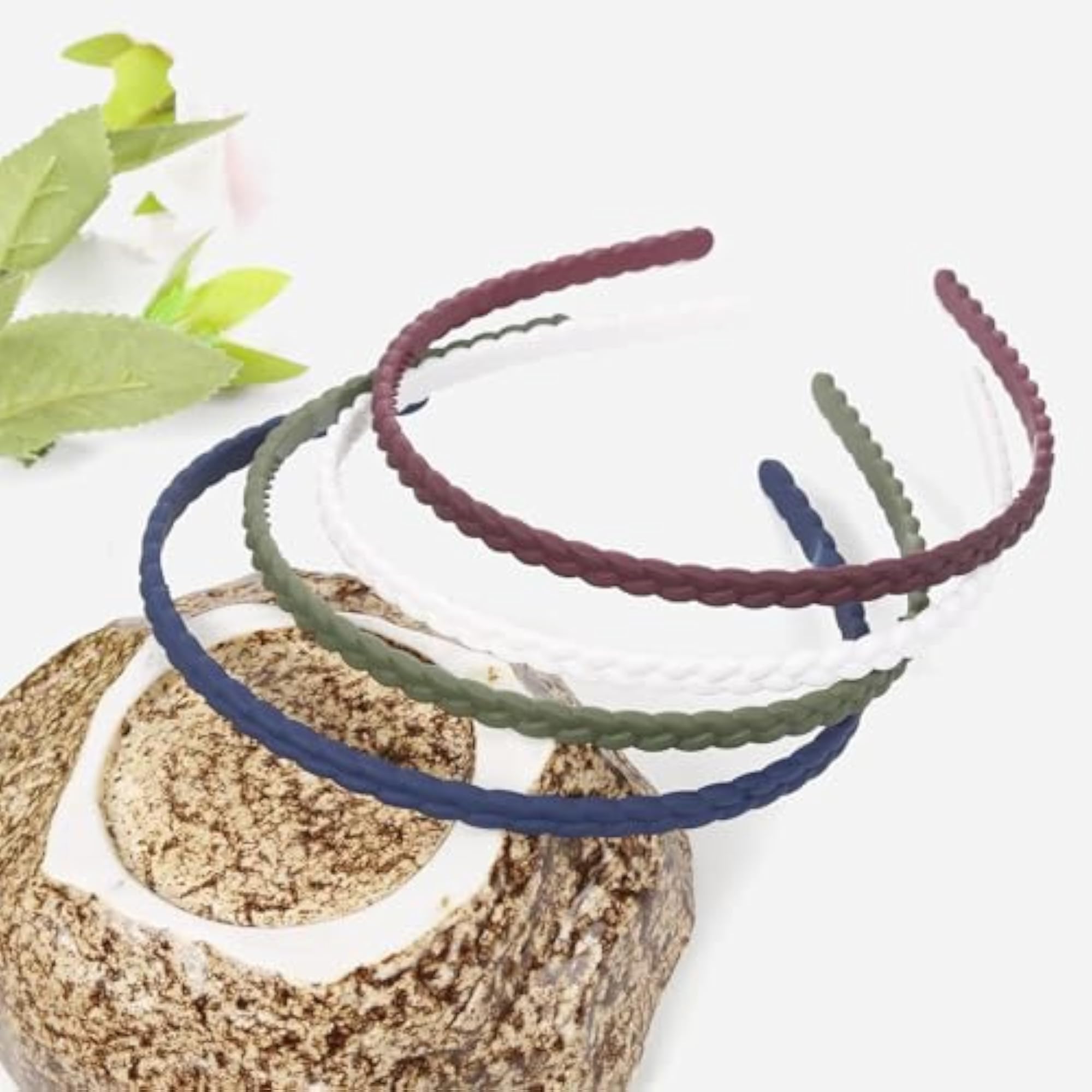 6 Pcs Retractable Pocket Hair Bands, Adjustable Headbands