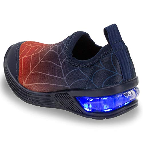 Tênis Infantil Menino Bibi De Luz Space Wave Estampa de Aranha-26