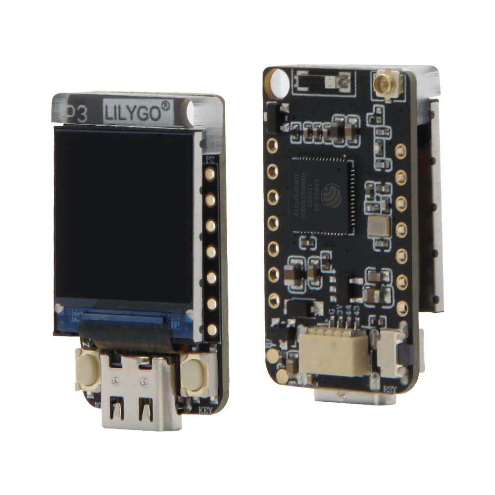 LILYGO T-QT Pro ESP32-S3 Development Board - 0.85 Inch GC9107 TFT IPS LCD Display Module