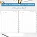 2026 Monthly Planner Refill, A4 Letter Size Planner Inserts for 11-Disc Discbound, 8.5