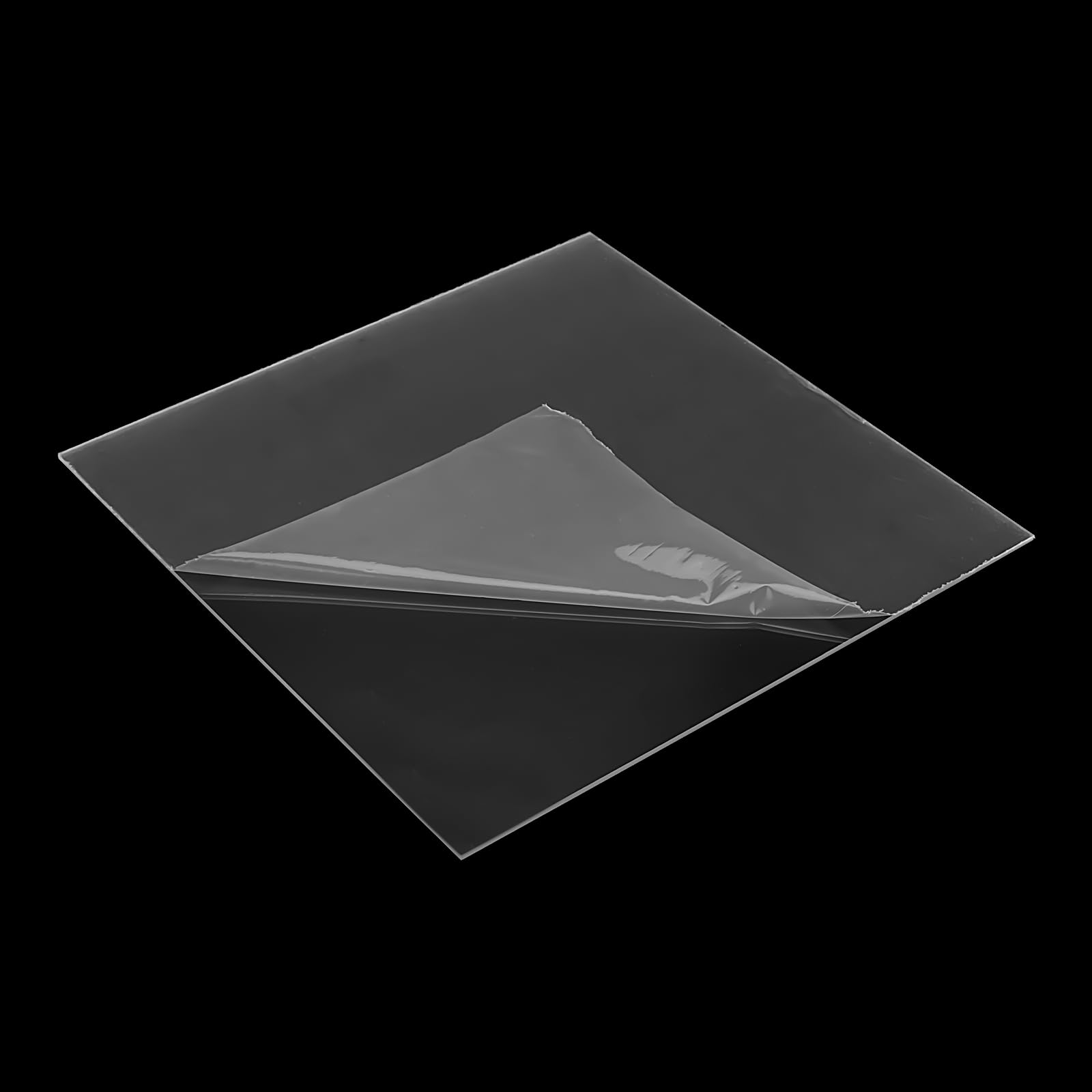 MANCHAP 4 fogli in acrilico trasparente da 6 mm, 300 mm x 300 mm, pannelli quadrati in acrilico, fogli in plastica acrilica per cornici, disegno, stampa, fai da