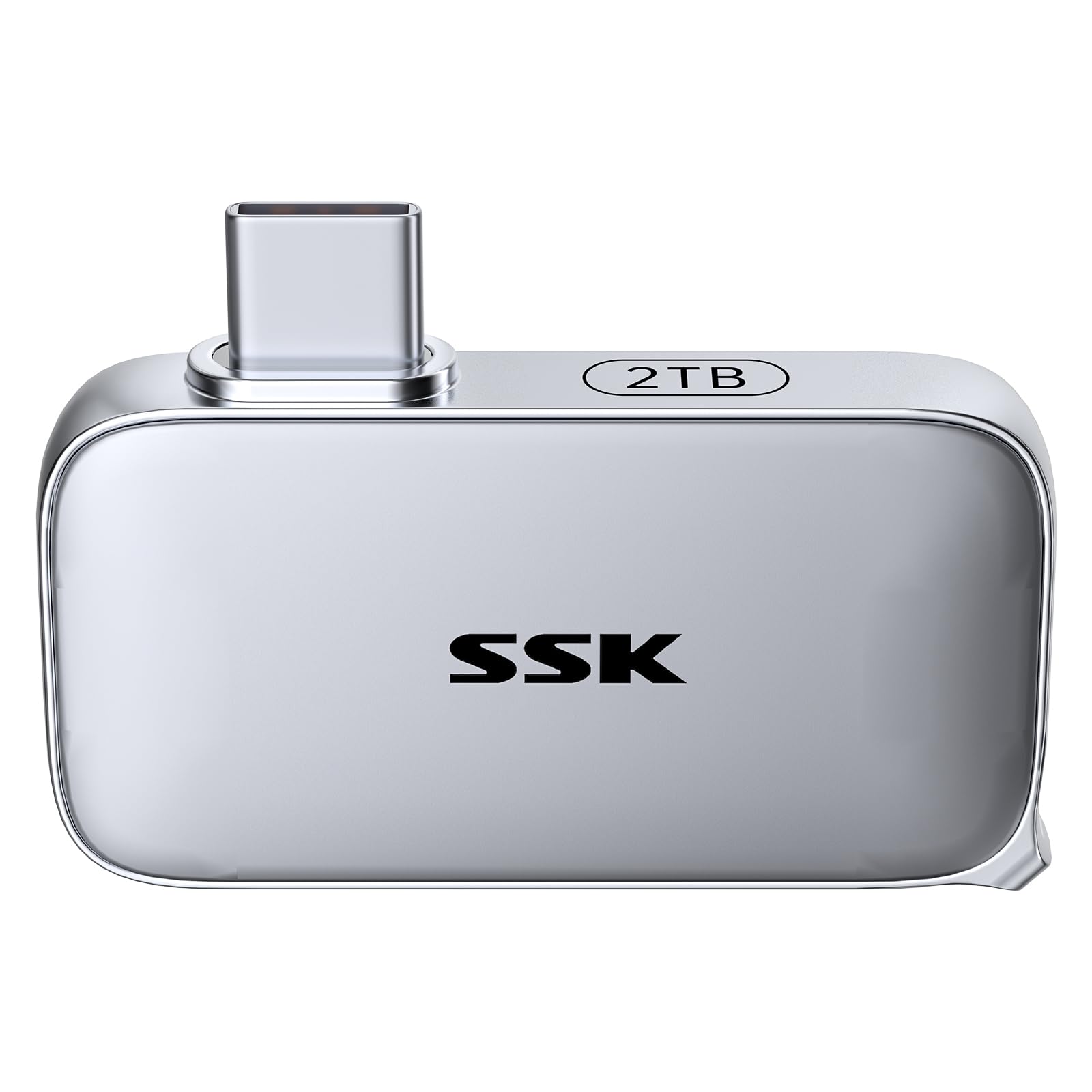 SSK 2TB Extreme SSD, USB 3.2 Gen 2 Przenośny dysk SSD do 1050 MB/s | USB-C Przenośny NVMe SSD, 4K 120 Hz ProRes, pyłoszczelność i wodoodporność IP65, z iPhone 15/16/17 Series, Mac, PC, Xbox