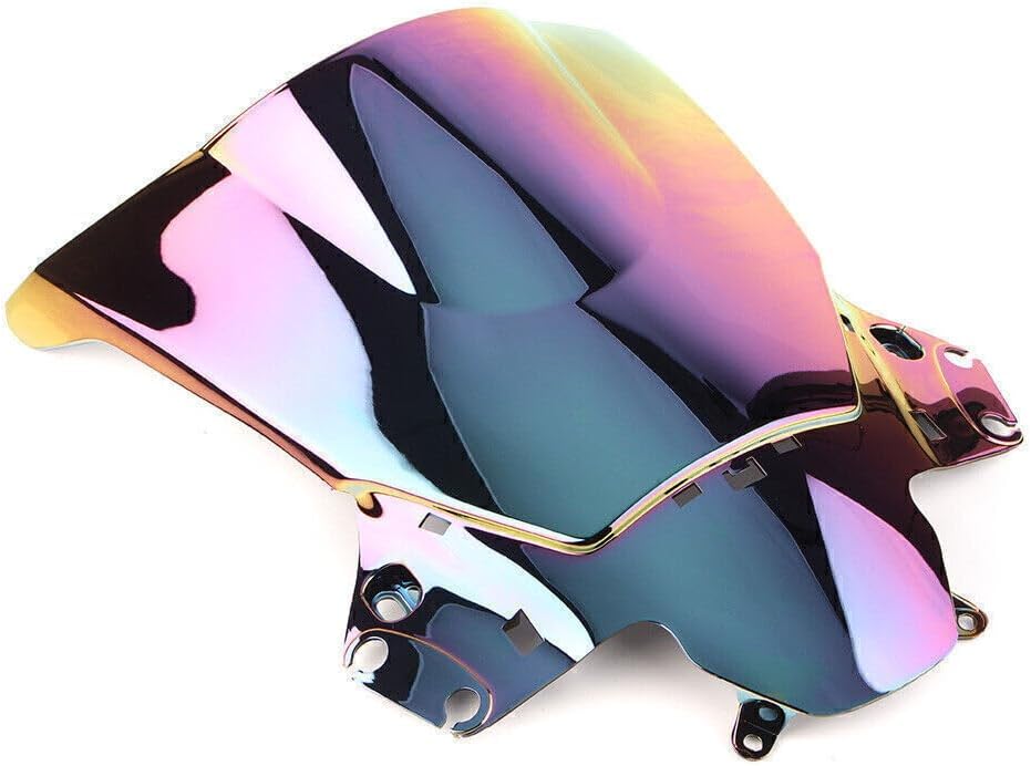 Motorcycle Front Windscreen ABS Plastic Windshield Protection Wind Deflector Screen Fit for Honda CBR250R CBR 250R 2011-2013 (Deep-Iridium)