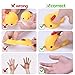 LEEHUR 5Pcs Advanced Mochi Squishy Toys Animal Party Favors Prizes Squishies Squeeze Kawaii Funny Soft Stress and Anxiety Relief ADHD ADD for Kids Adults Relief School Prizes