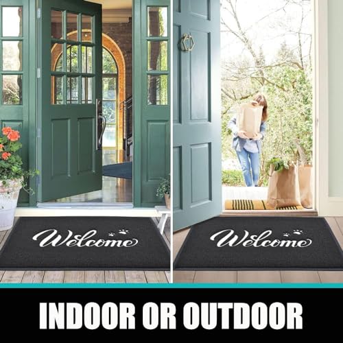 T.Henv Door Mat Welcome, Outdoor/Indoor Heavy Duty Non Slip Doormat For Front Door Entance thumb #4