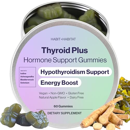 thyroid plus gummies - ashwaganda iodine bladderwrack kelp and schisandra