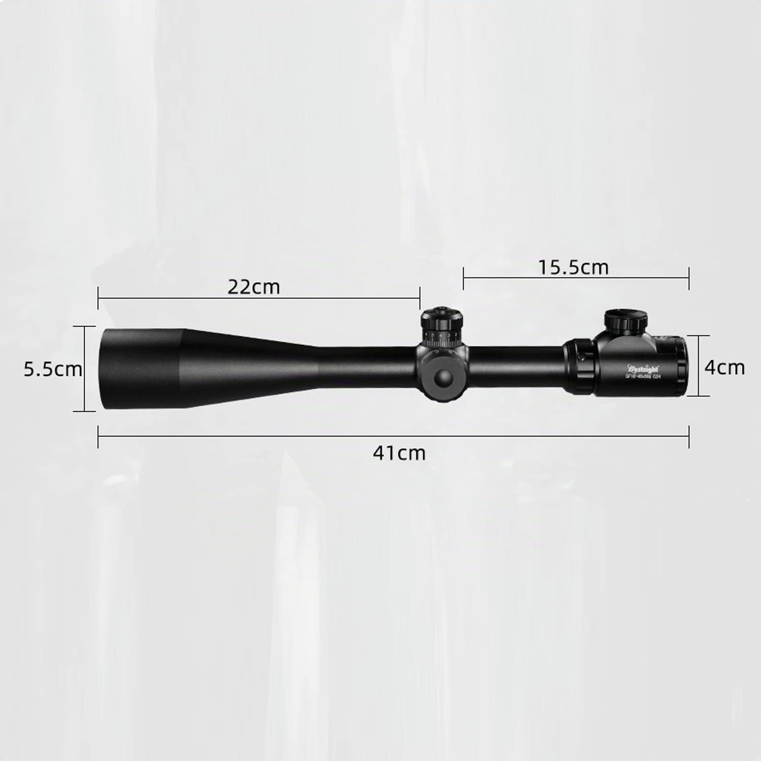 Paike 10-40X50 Illuminé Rouge Vert Dot Parallaxe Côté Roues Viseur Optique