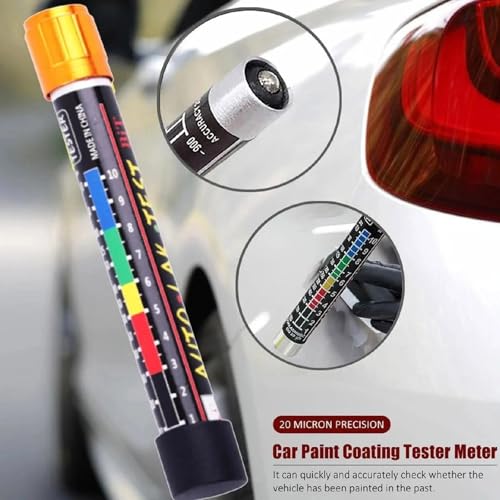 Paint Coating Tester, Detector de Daño en Carrocería con Punta Magnética para Carro miniatura 5