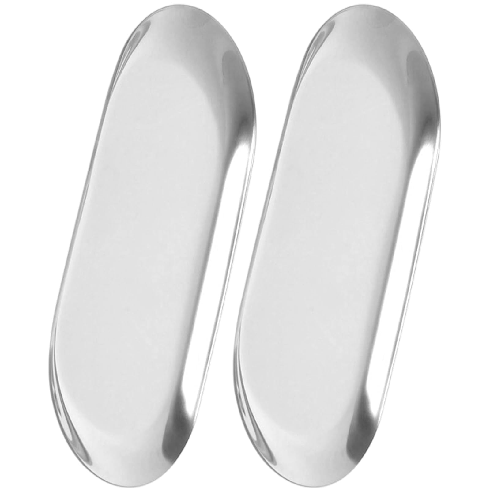 Oval Metal Organizer Tray Jewelry Cosmetic Storage Decorative Desktop Display Trinket Metal Jewelry Tray