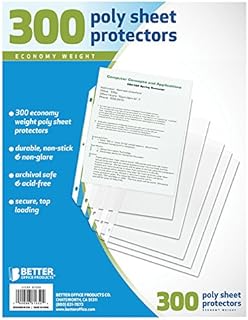 Best Better Office Products Sheet Protectors, 300 Count Review 