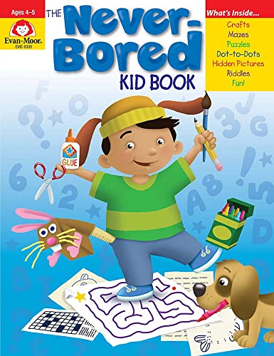 The Never-Bored Kid Book, Ages 4-5 #TOP3