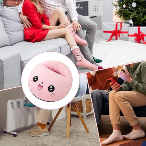 Chaussons chauffants antidérapants pour soulager les pieds glacés - 4