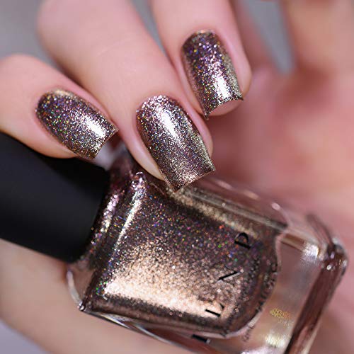 Image of ILNP Heirloom - Antique Brass Holographic Ultra Metallic Nail Polish