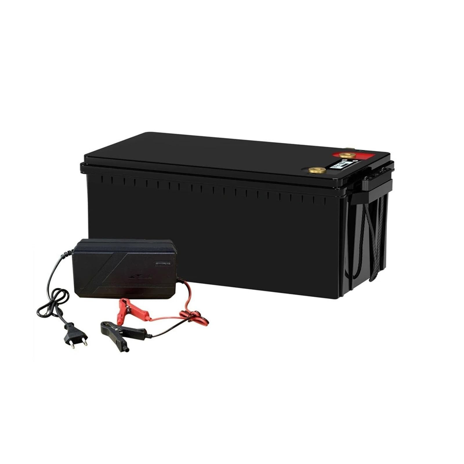Batería de litio LiFePO4 de 48 V y 100 Ah con BMS integrado for almacenamiento solar en autocaravanas, carritos de golf y camping al aire libre.