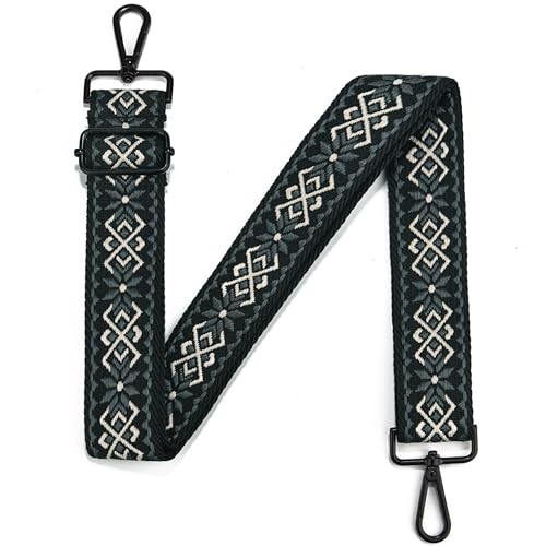 Image of Crossbody Straps for Purses Silver Hardware Purse Strap Wide Shoulder Strap Adjustable Replacement
