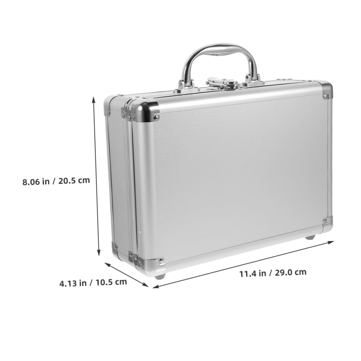 Valigetta in Alluminio Rigida Valigetta Portautensili Custodia Protettiva Per Oggetti Design Maniglia e Combinazione Per Outdoor Escursioni e Viaggi