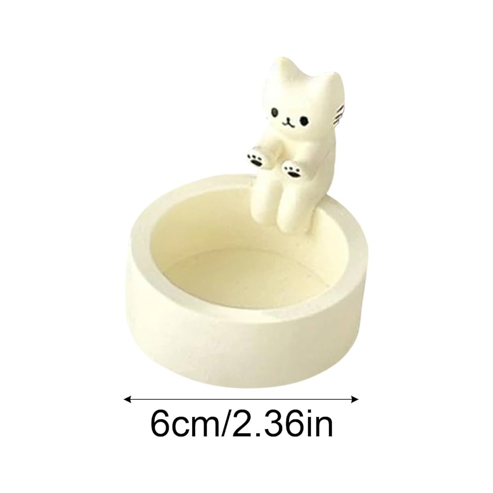 【そらねこ】　キャンドルスタンド キャンドルスタンド ふくねこ（白ねこ） | 中尊寺参拝事業部