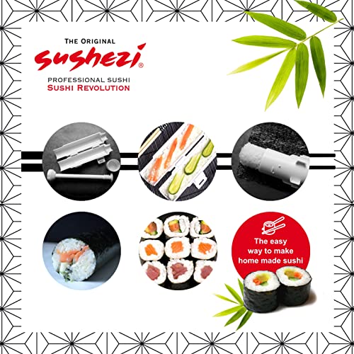 Sushezi© - Selber perfektes Sushi Machen!, Kunststoff, weiß, EU Patented Model N° 000386891