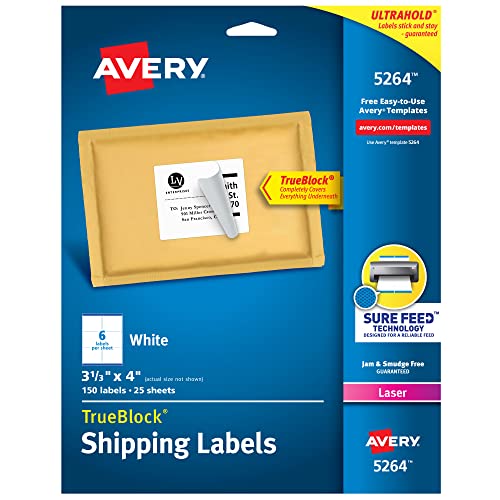 Avery Shipping Address Labels, Laser Printers ... - Amazon.com
