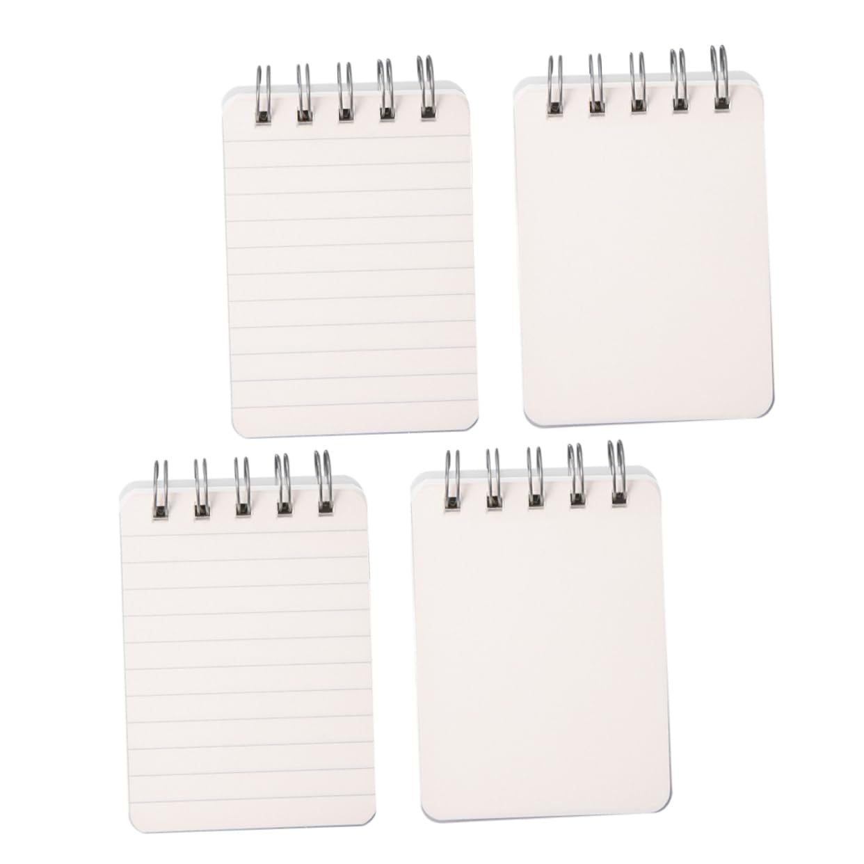 5 Ensembles Mini Cahier Mini Des Cahiers Spirale Petits Cahiers En Vrac Cahier Pointillé Cahiers À Couverture Rigide De Bureau Papier Blanche 4 Pièces * 5