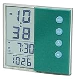 Smartek - Sveglia Digitale, Colore: Verde