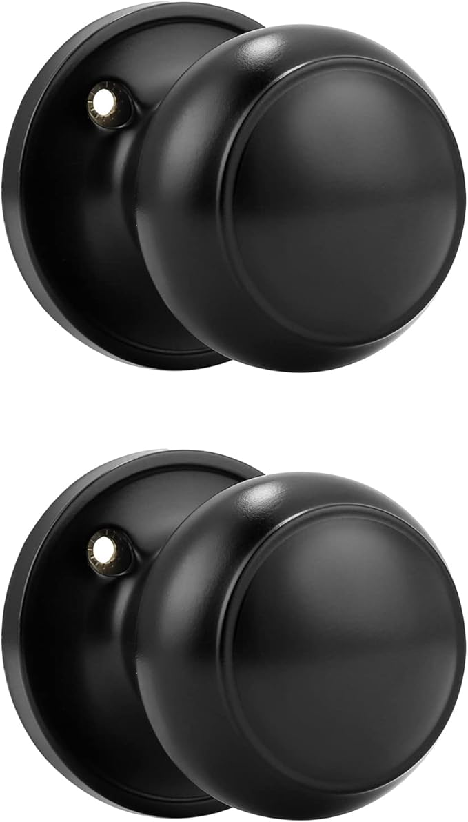 Probrico (2 Pack) Classic Closet Door Knobs Dummy Door Knob, Individual