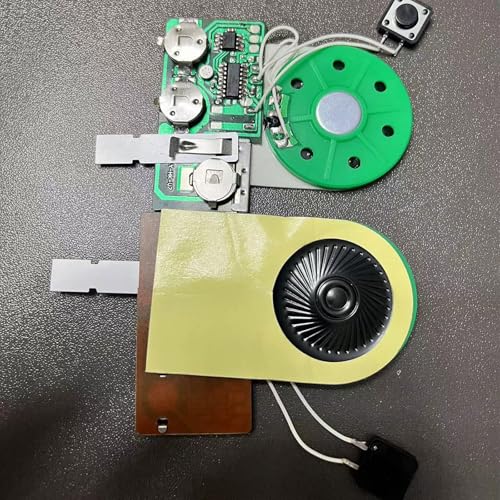 Sound Chip Modul, Grußkarten Chip, Voice GrußKartenmodul, Voice Sound Chip Modul, Stimm Soundaufzeichnungschip, Sprachaufnahme Player Chip Modul, 60 Sekunden(Keine Grußkarte)