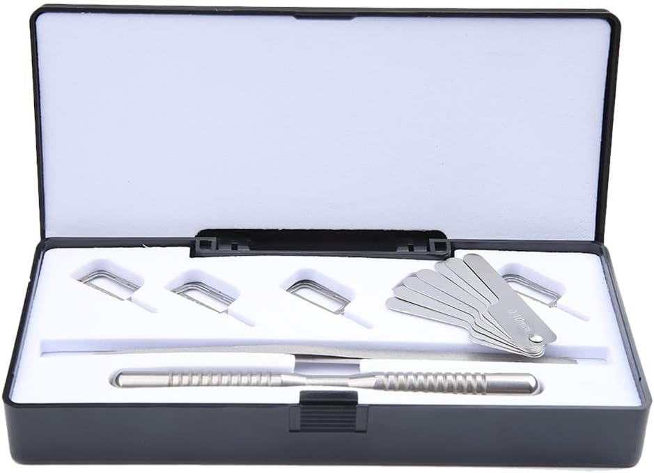 Orthodontic Interproximal Enamel Reduction Automatic Strip Slicing Set Double Sided with Measuring Tape Handle