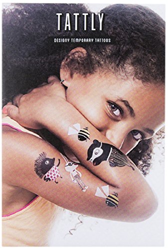 Tattly Temporary Tattoos Zoo Crew Set, 1 Ounce