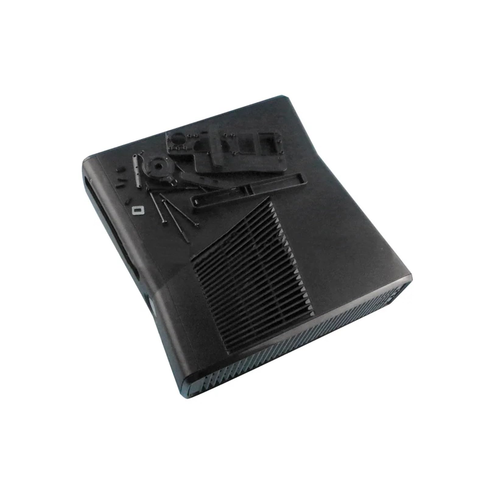 Set completo di cover for console in plastica for XBOX for console di gioco slim 360, riparazione e sostituzione, colore nero
