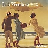  2018 Jack Vettriano Calender - teNeues Grid Calendar- Art Calender - 30 x 30 cm